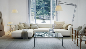 Traditional Glass And Metal Coffee Table