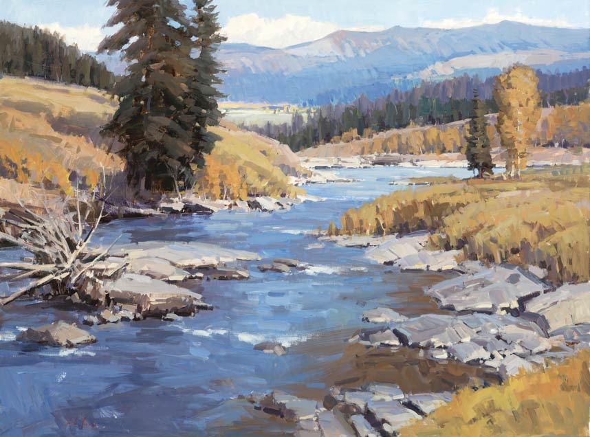 John Poon – High Country Autumn – 30×40, acrylic | Walls Gallery