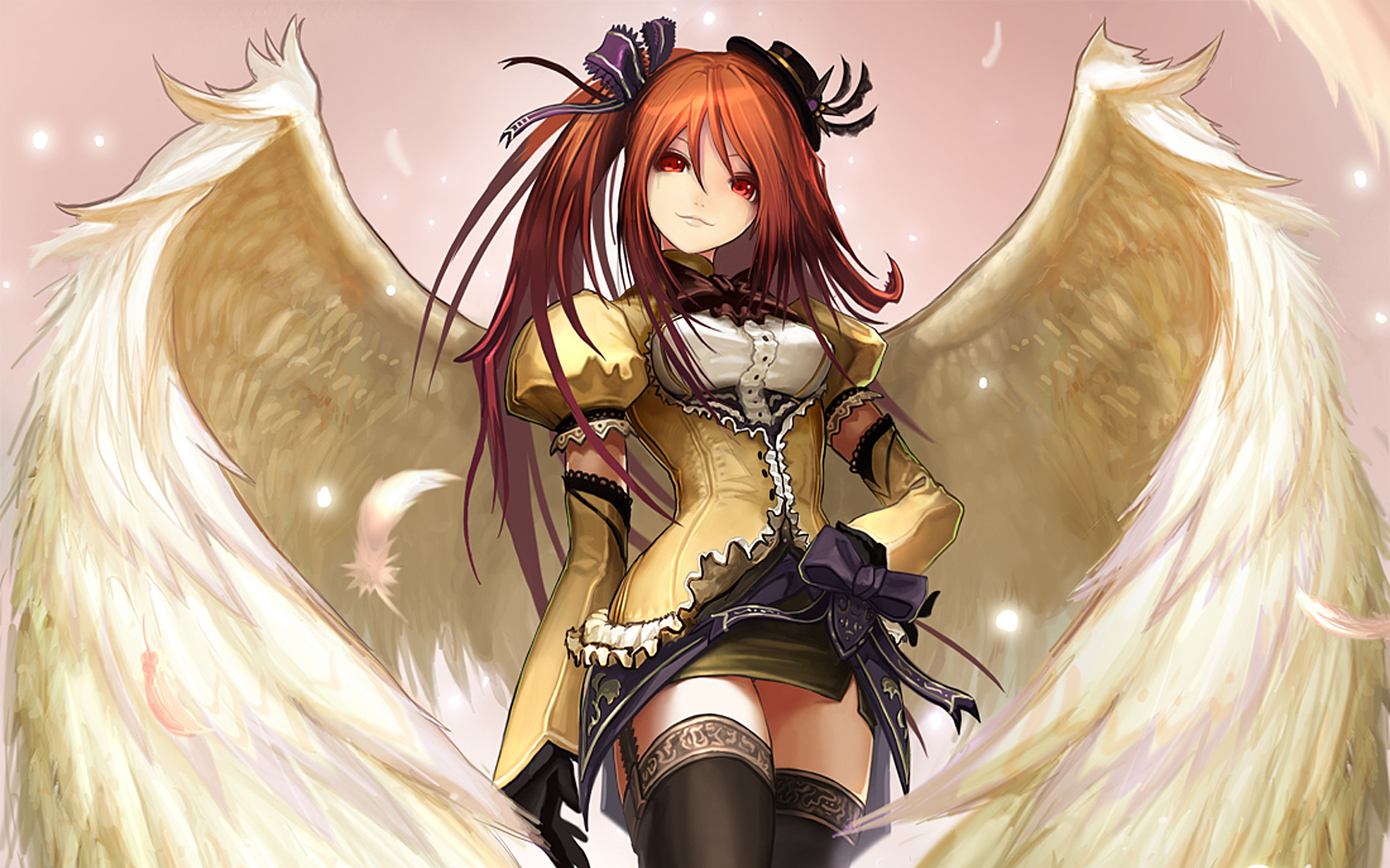 Anime Angel With Brown Hair