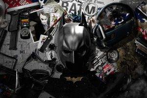 MessenjahMatt, Batman, Joker, Cards, Handcuffs, Gun, Knife, Bane