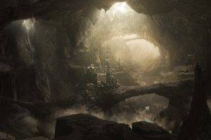 digital Art, Cave, Rock Formation