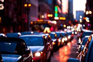 photography, Car, Road, Bokeh, Banner, Lights, Head Lights, Buses