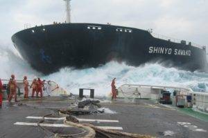 sea, Storm, Ship