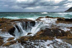 landscape, Sea, Oregon, Coast, Horizon, Sky