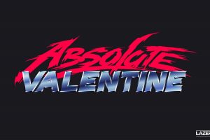 absolute valentine, Synthwave, 1980s, Text, New Retro Wave, Logo, Neon