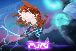 Furi, The Game Bakers, Takashi Okazaki, Samurai, Neon, Toxic, 1980s