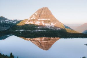 nature, Mountains, Trees, Water, Snow, Landscape