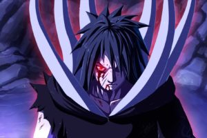 Naruto Shippuuden, Uchiha Obito, Sharingan, Wounds