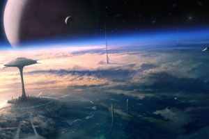 sci fi, Futuristic, City, Cities, Art, Artwork