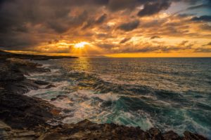 sea, Waves, Spain, Rocks, Sky, Ocean, Beach