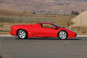 1997, Lamborghini, Diablo, Vt, Roadster, Smalto, Rosso, Cars, Supercars, Red