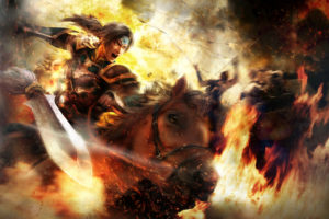 dynasty, Warriors, 8, Fantasy, Warrior, Horse, Fire, Warrior, Battle, Sword