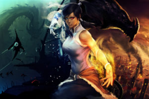 avatar, The, Legend, Of, Korra, Magic, Warrior, Singlet, Anime, Girls, Fantasy, Sci fi, Dragon