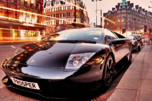 cityscapes, Cars, Lamborghini, Vehicles, Black, Cars