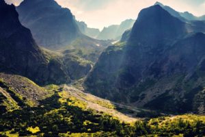 water, Mountains, Landscapes, Nature, Sunlight, Lakes