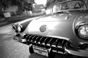 chevrolet, Corvette, Classic, Car, Classic, Bw, Cg, Digital, Art, Retro, Muscle, Cars