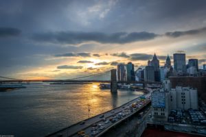 bridge, Bridges, Brooklyn, Cities, City, Intel, Rivers, New, York, Manhattan, Night, Light