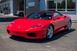 2001, Ferrari, 360, Spider, Convertible, Cars, Red