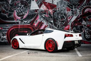 strasse, Wheels, Corvette c7, Stingray, Coupe, Cars