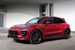 porsche, Macan, Topcar, Cars, Suv, Red, Modified