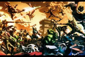 hulk, Comic, Character, Iron, Man, Captain, America, Wolverine, Deadpool, Wade, Wilson, Ryu, Marvel, Vs, Capcom