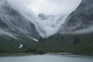 fiordos, Paisaje, Naturaleza, Hielo, Niebla