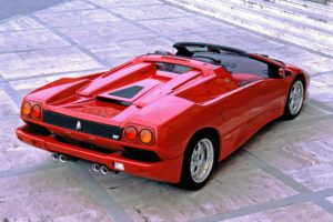 lamborghini, Diablo, Vt, Roadster, Cars, Supercars, Red, 1995