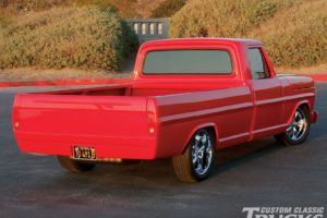 1968, Ford, F 100, Pickup, Custom, Hot, Rod, Rds, Classic