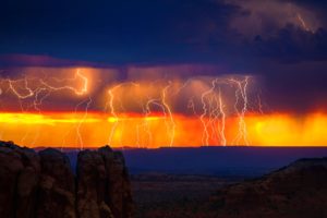 lightning, Storm, Rain, Clouds, Sky, Nature, Thunderstorm