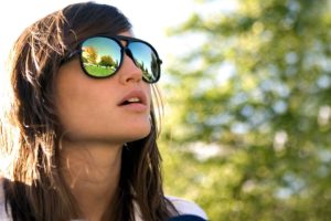 women, Sun, Trees, Glass, Glasses, Summer, Sunglasses, Girls, With, Glasses