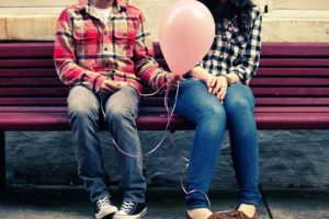 women, Love, Bench, Sitting, Boys, Balloons, Lovely, Angel