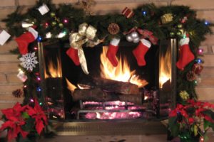 christmas, Fireplace, Fire, Holiday, Festive, Decorations