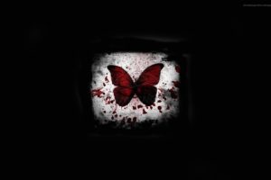 horror, Emo, Deviantart, Gothic, Butterflies