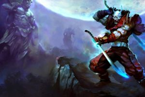 league, Of, Legends, Lol, Fantasy, Online, Fighting, Mmo, Rpg, Arena, Game, Artwork, Lol, Warrior, Action