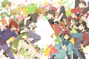 black, Hair, Blonde, Hair, Brown, Hair, Gold, Pokemon, Green, Hair, Hat, Jun,  pokemon , Kinari, Male, N, Ookido, Green, Pokemon, Red,  pokemon , Red, Hair, Ruby,  pokemon