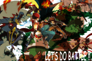 pokemon, Blaziken, Bubbles, Empoleon, Feraligatr, Fire, Hana,  mew , Hat, Leaves, Ookido, Green, Swampert, Torterra, Typhlosion