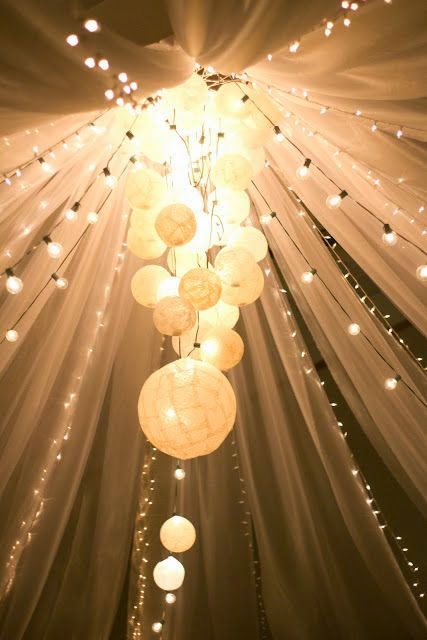 paper lantern lights outdoor photo - 9