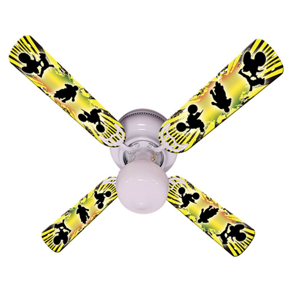 yellow ceiling fan photo - 2