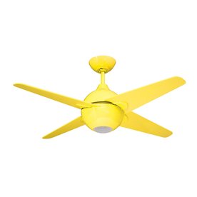 yellow ceiling fan photo - 6