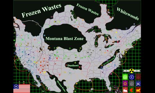 Fallout World Map Pre War - United States Map