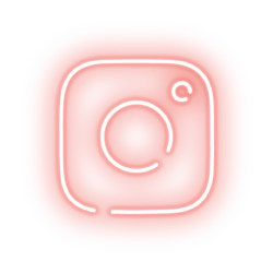 Red Neon Instagram Icon