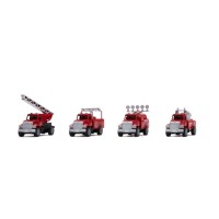 Kids Mack Fire Rescue Truck 4-Pack