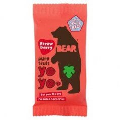 Bear Snacks Yoyo Strawberry 18 x 20g - WDS Group.