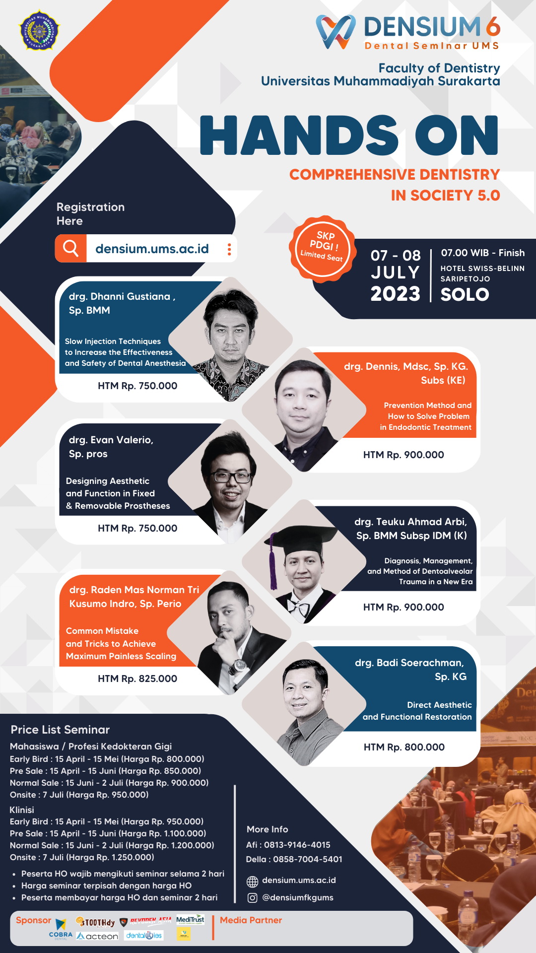 Dental Seminar 6 | Universitas Muhammadiyah Surakarta