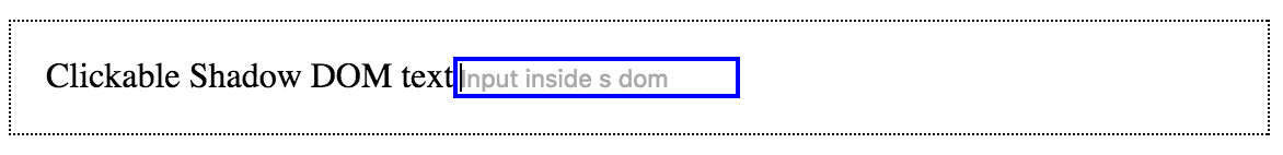 delegatisFocus: falso e l&#39;input interno è focalizzato.