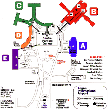 Logan International Airport Map