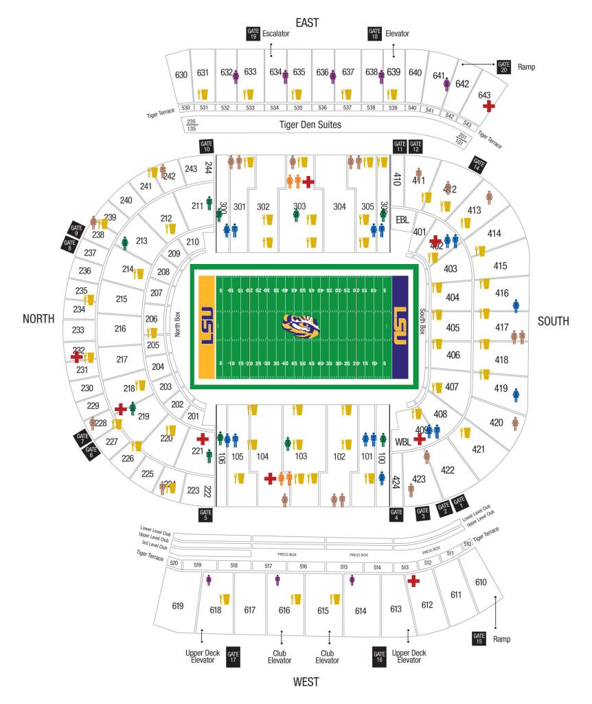 Seating Chart For Razorback Stadium