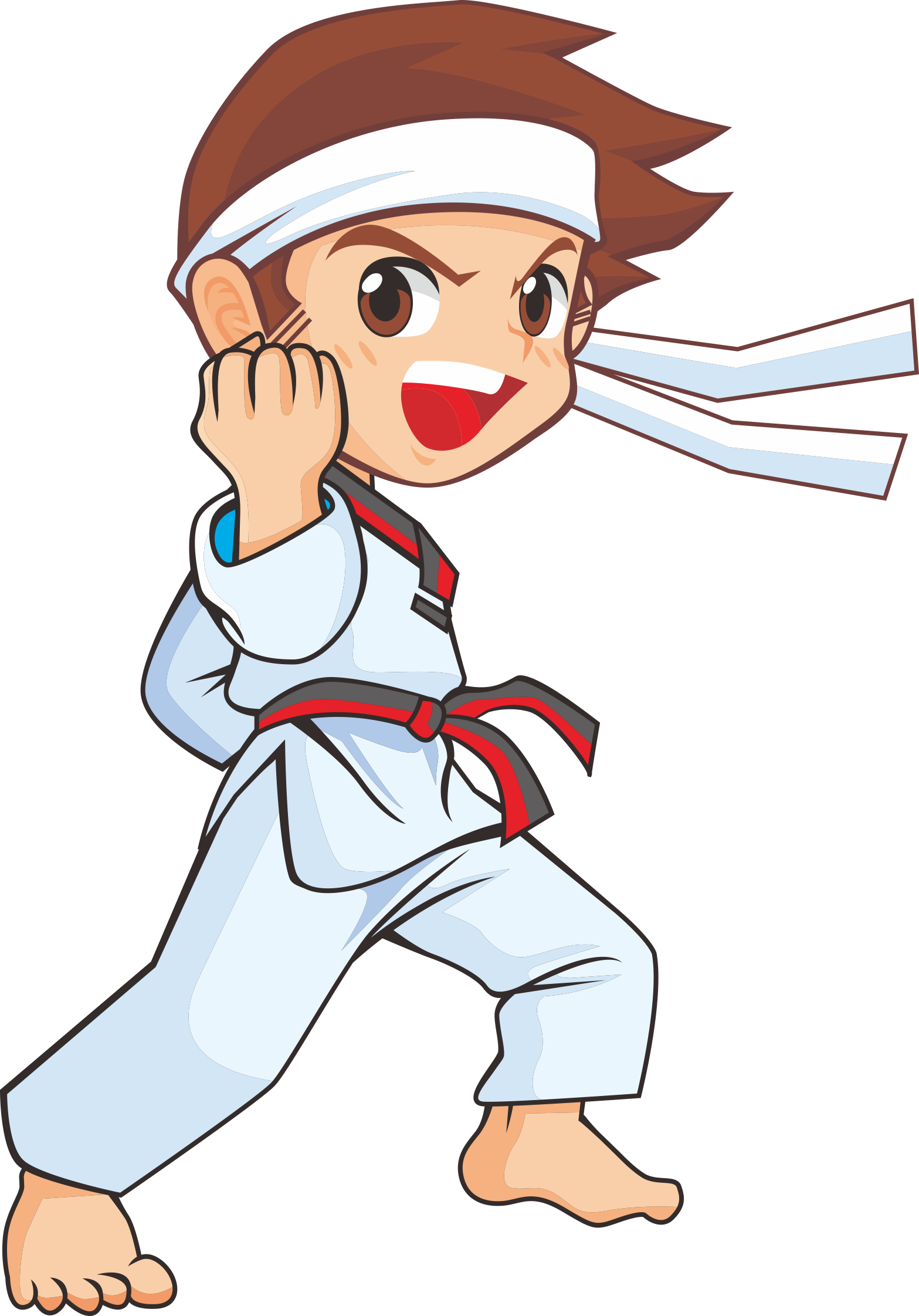 Karate Boy SVG