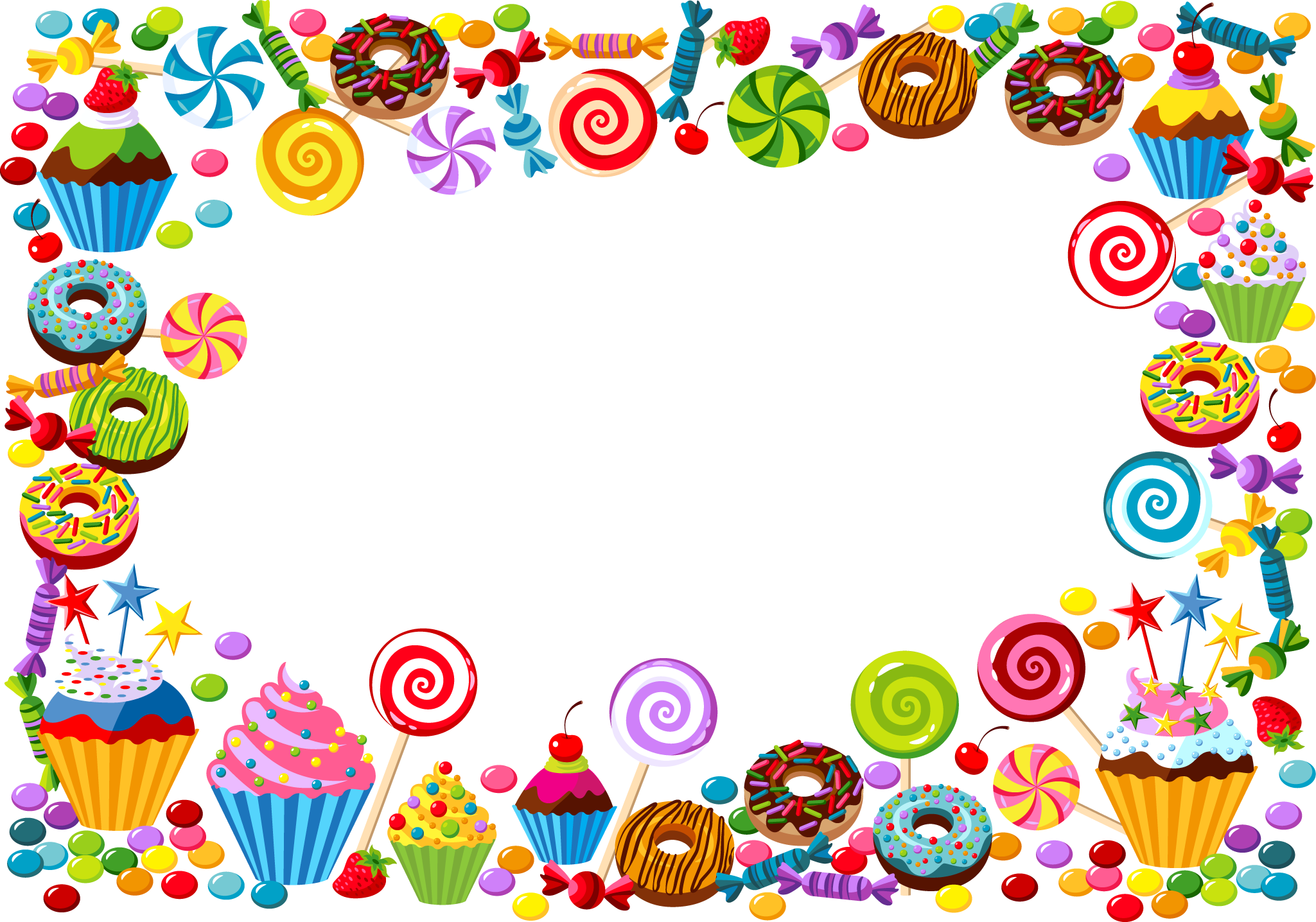 Candy Border SVG