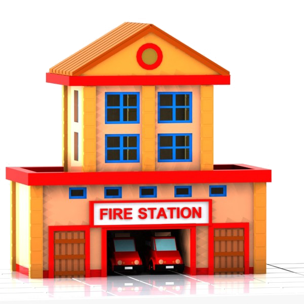 Fire Department Cartoon Images ~ Fire Department Icon Station Cartoon ...